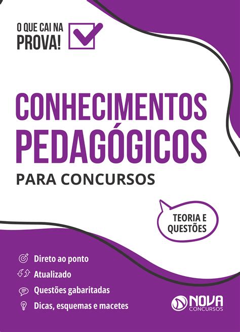 Conhecimentos Pedag Gicos Para Concursos Ed Em Pdf