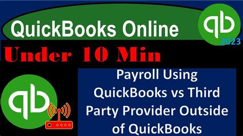 Payroll Using QuickBooks Vs Third Party Provider Outside Of QuickBooks