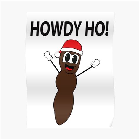 "mr hankey-howdy ho" Poster for Sale by LondownDesign | Redbubble