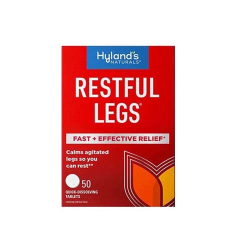 Hylands Restful Legs Tablets 50 Quick Dissolving Tablets Co Op Market