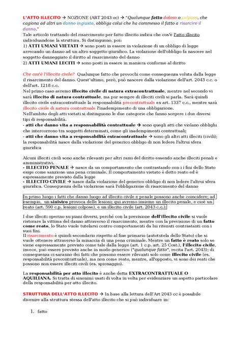 Art 2043 Codice Civile Spiegazione 4