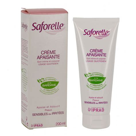 Saforelle Crème Apaisante Soin Intime Et Corporel