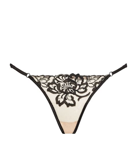 Womens Kiki De Montparnasse Black Cezanne G String Thong Harrods Uk