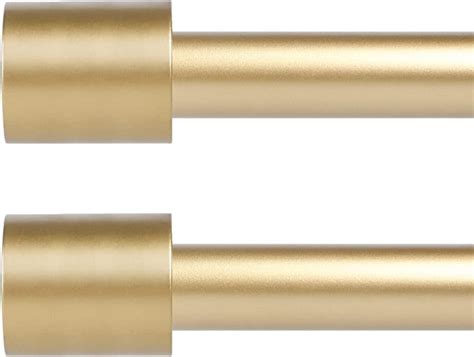 Amazon Pack Gold Curtain Rods For Windows To Inch Ft