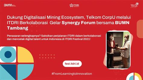 Dukung Digitalisasi Mining Ecosystem Telkom Corpu Melalui Itdri