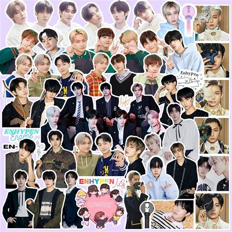 MUSITE 100 PCS ENHYPEN Stickers Pack Kpop Decorative Australia Ubuy