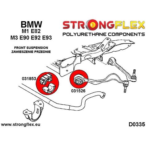 Silent Block Polyur Thane Kit Sport Train De Suspension Bmw M E E E