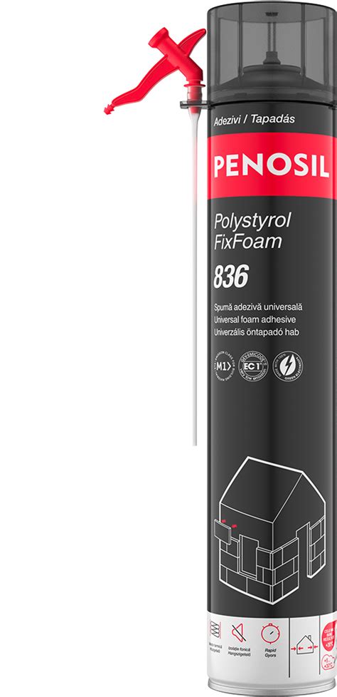 Adeziv Spum Pentru Polistiren Penosil Polystyrol Fixfoam Straw Ml