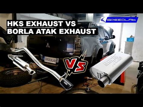 HKS Vs Borla ATAK Full Exhaust And Dyno Test YouTube