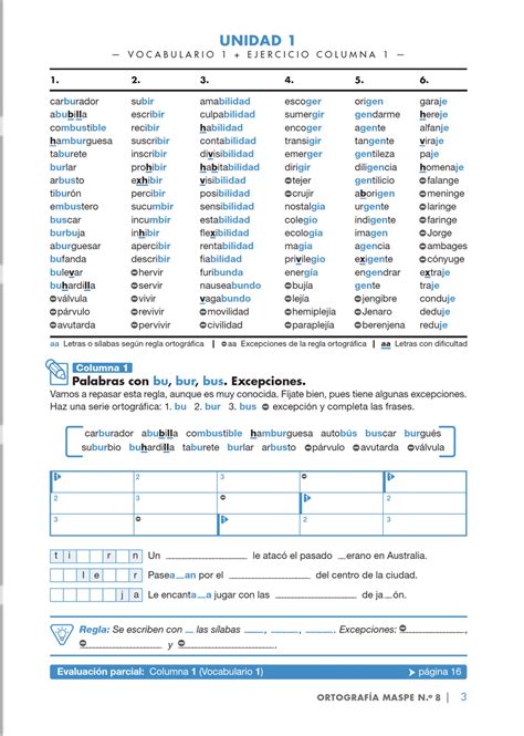 Cuaderno Ortografía Maspe 8 Ediciones Maspe