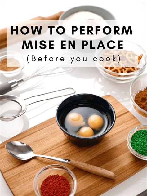 How To Perform Mise En Place My Eclectic Bites