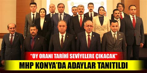 MHP Konyada adaylar tanıtıldı