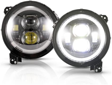 Amazon Bunker Indust Wrangler Jl Inch Led Headlights With Halo