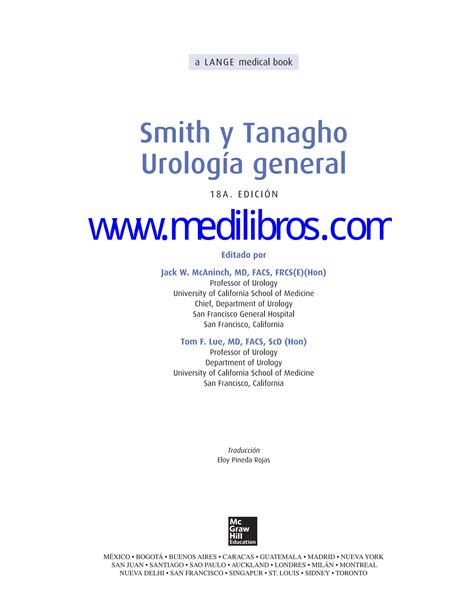 Smith Y Tanagho Urologia General 18a Ed Pdf