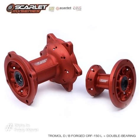 Tromol Cnc Crf L Scarlet Racing Forged Set Depan Belakang Plus