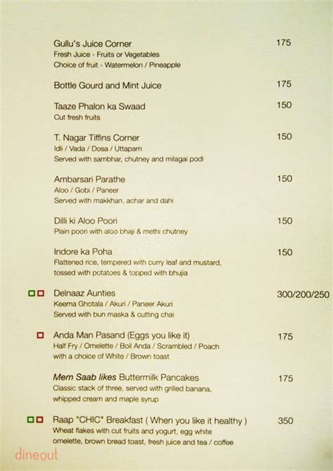 Menu Of Keys Cafe Thevara Kochi Dineout