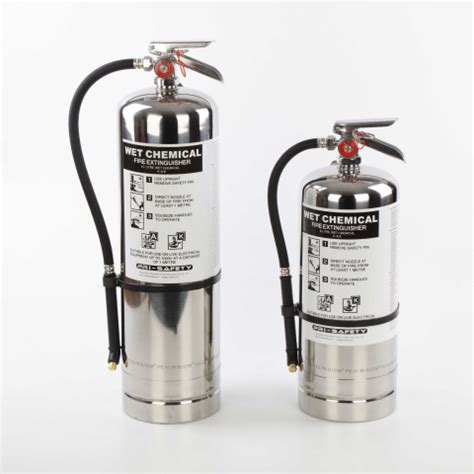 American Class K Wet Chemical Stainless Steel Fire Extinguisher