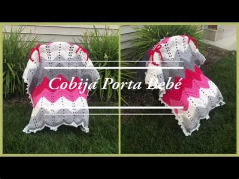 Cobija porta bebé tejida a crochet muy fácil Tejiendo con Letty YouTube