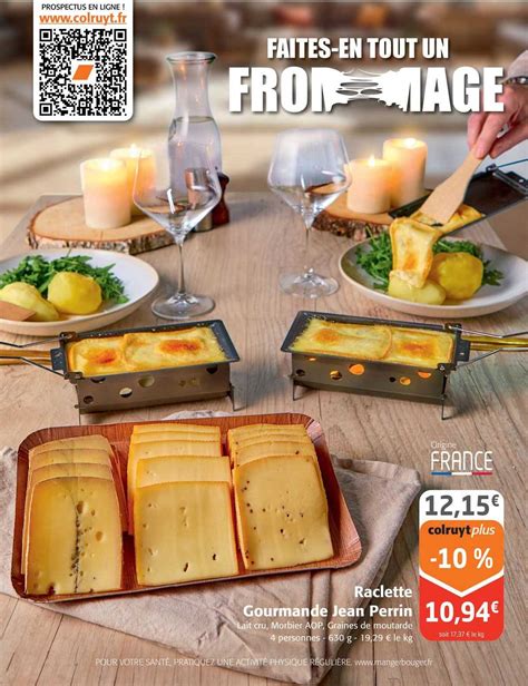 Promo Raclette Gourmande Jean Perrin Chez Colruyt ICatalogue Fr