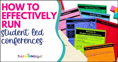 How to Effectively Run Student Led Conferences