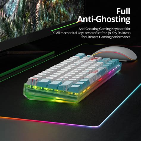 Buy Guffercty Kred Gk Gaming Keyboard Red Switch Sk Custom Hot Swappable Mechanical