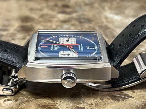 Tag Heuer Monaco Steve McQueen Blue Jeans Automatic Caliber 11 39mm