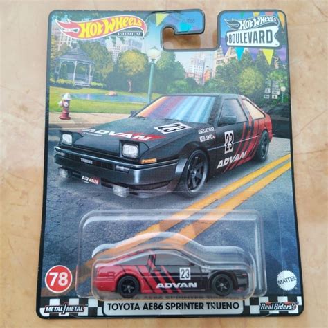 Jual Hot Wheels Toyota Ae Sprinter Trueno Premium Advan Boulevard Shopee Indonesia