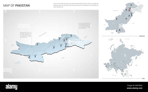 Pakistan Map Asia / 🌏 map of pakistan, satellite view. - Austronicat