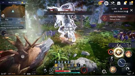 Black Desert Mobile Boss Rush Uraka Level Paladin Youtube