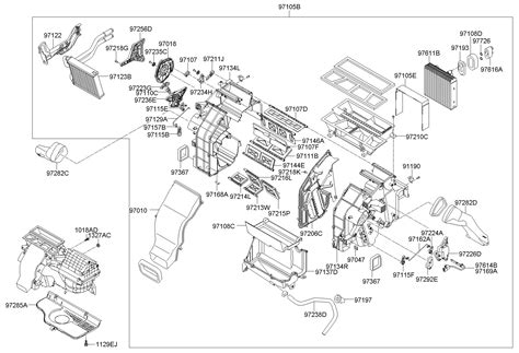 2022 Hyundai Tucson Air Conditioning A C Evaporator Core Case