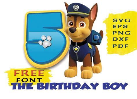 Paw Patrol Birthday Boy Svg For Cricut Plmhouston