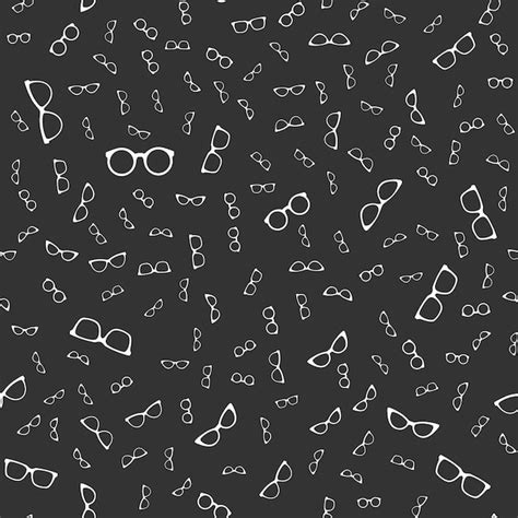 Fondo Editable Sin Costura Vectorial Con Gafas De Sol Para Textura Y