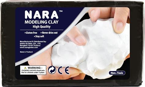 Amazon NARA Modeling Clay 1 Color 1 Block 2270g 5 Lbs Dark