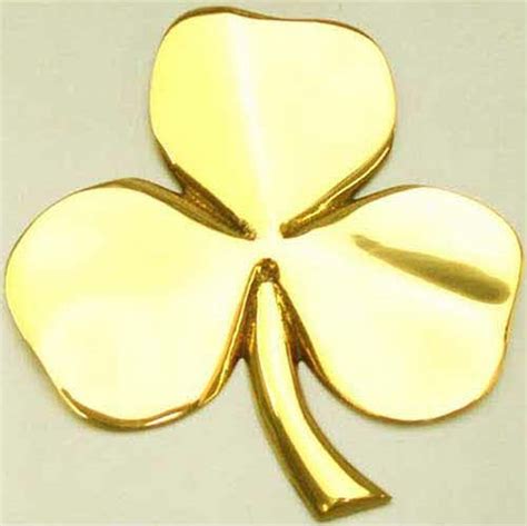 Brass Four Leaf Clover