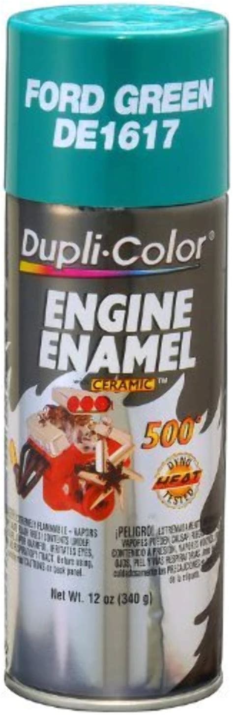 Dupli Color DE1617 Ceramic Ford Green Engine Paint 12 Oz Color Ford