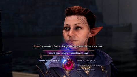 Dragon Age The Veilguard Neve Romance Guide