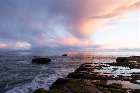 Free photo: Sunset, Sky, Clouds, Beach, Rocks - Free Image on Pixabay ...