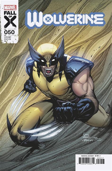 MAR240720 WOLVERINE 50 50 COPY INCV RYAN STEGMAN VAR Previews World