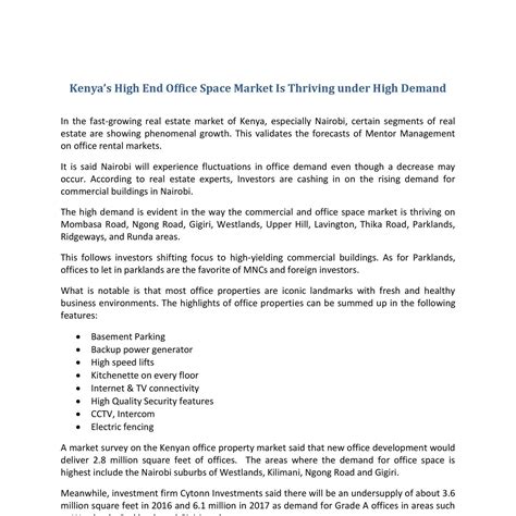 Demand for Office Space in Kenya.pdf | DocDroid