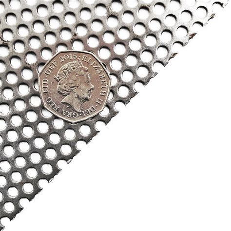 4mm Round Hole Mild Steel Perforated Metal Sheet With Holes 6mm Pitch