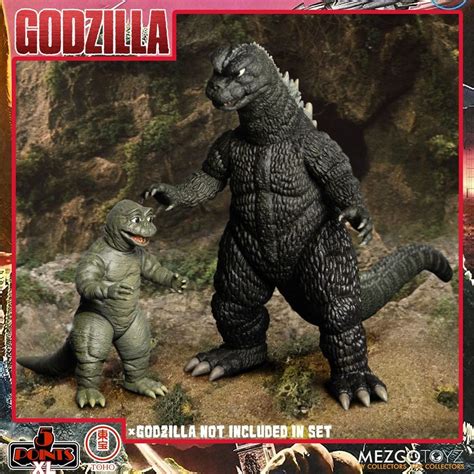 Mezco Points Xl Deluxe Box Set Round Godzilla Les Envahisseurs