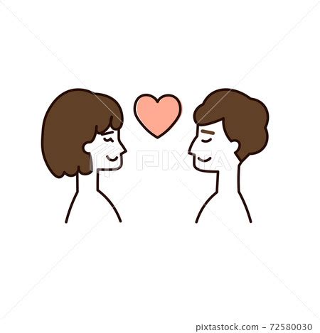 Male And Female Couple Naked Love Casual Stock Illustration