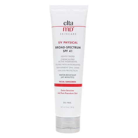 Elta Md Uv Physical Spf 41 Lightly Tinted Facial Sunscreen 3 Oz