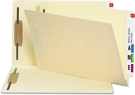 amazoncom smead heavyweight  tab fastener file folder shelf
