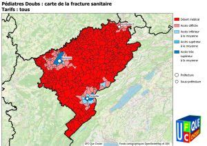 UFC QUE CHOISIR DU DOUBS T BELFORT Carte De La Fracture Sanitaire