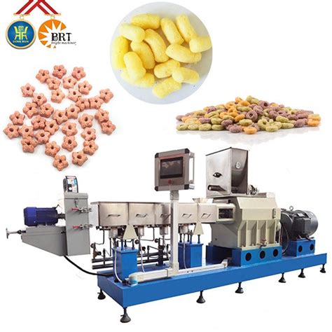 Automatic Core Filling Slanty Ball Puff Stick Corn Snack Food