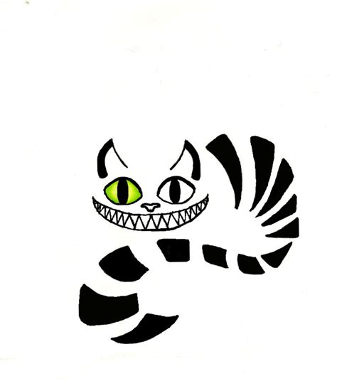 Cheshire Cat Pumpkin Stencil Printable