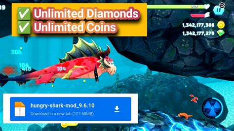 Hungry Shark Evolution Mod Apk Versi Terbaru V9 6 10 Hungry Shark