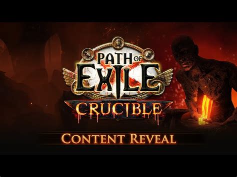 Path Of Exile Crucible Lets You Risk It All For The Ultimate Weapon