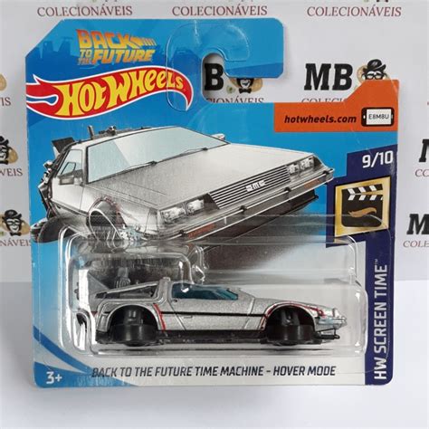 Hot Wheels Back To The Future Time Machine De Volta Para O Futuro Shopee Brasil